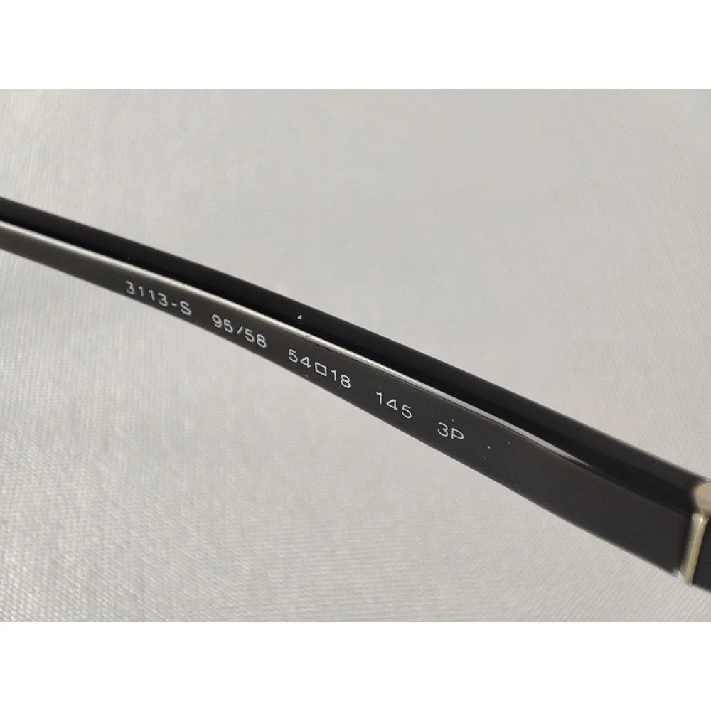 Persol 3113-S 95/58 Black Polarized‎ Sunglasses Italy 54-18 145 Meflecto Victor